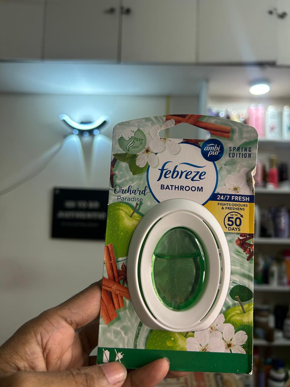 Febreze bathroom air freshener