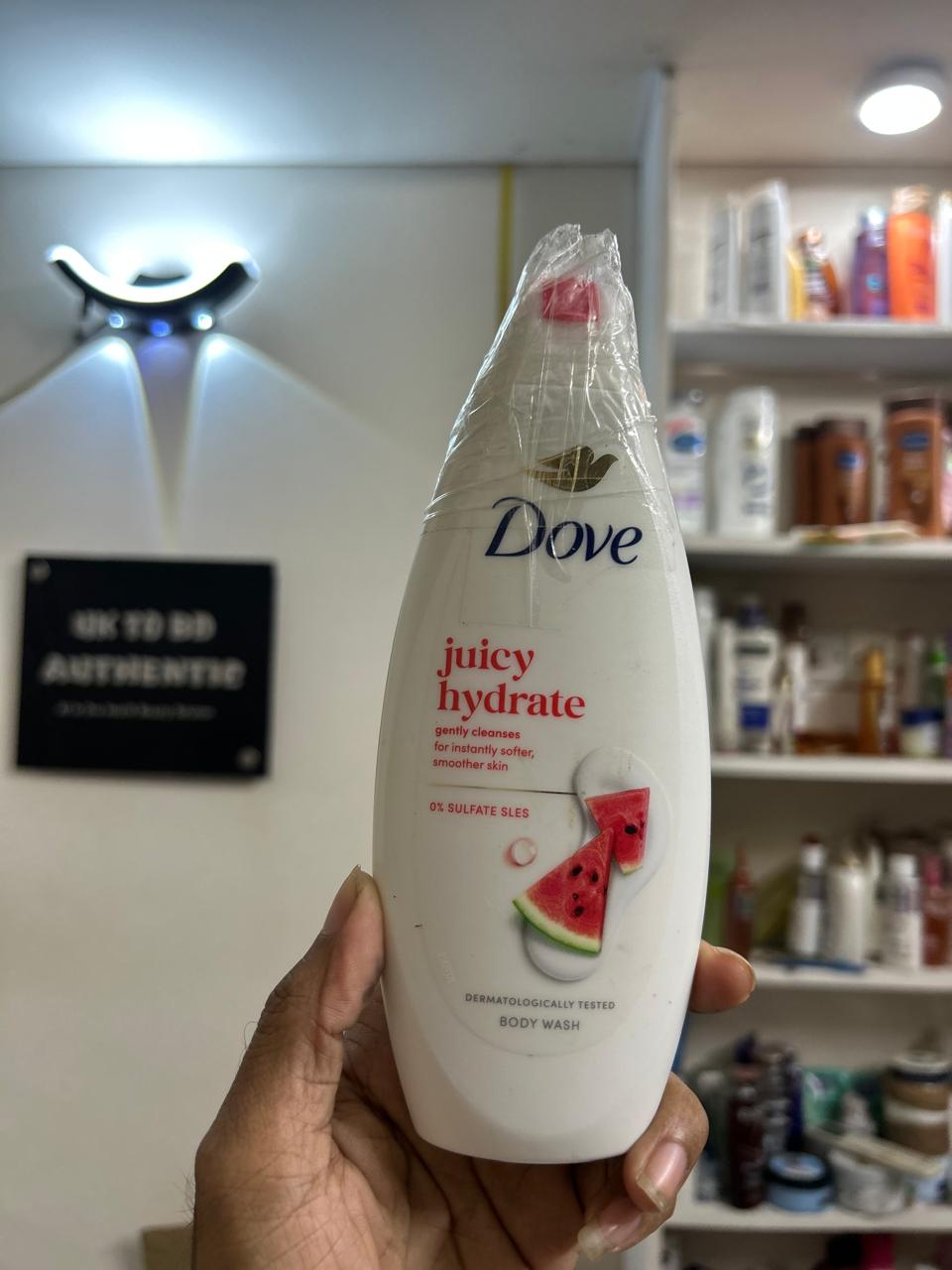 Dove juicy hydrate body wash/shower gel 225 ml